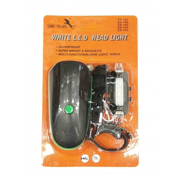 ΣΕΤ ΦΩΤΑ ΠΟΔΗΛΑΤΟΥ LED ΜΠΡΟΣ ΠΙΣΩ 20501-17